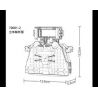 SHENZHEN RAEL ENTERTAINMENT 70001 SUPER 18K K116 non  6 TÚI XÁCH bộ đồ chơi xếp lắp ráp ghép mô hình Classic CLASSIC HANDBAG Cổ Điển 1985 khối