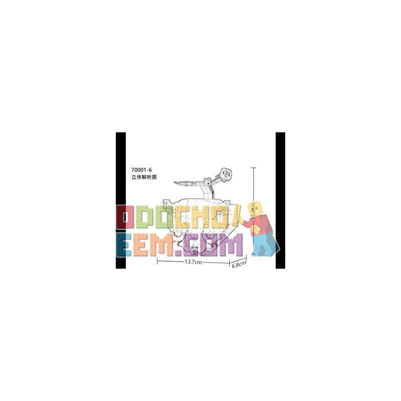 SHENZHEN RAEL ENTERTAINMENT 70001 SUPER 18K K116 non  6 TÚI XÁCH bộ đồ chơi xếp lắp ráp ghép mô hình Classic CLASSIC HANDBAG Cổ Điển 1985 khối