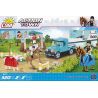COBI 1872 non  THI ĐUA NGỰA bộ đồ chơi xếp lắp ráp ghép mô hình City EQUESTRIAN COMPETITION Thành Phố 320 khối