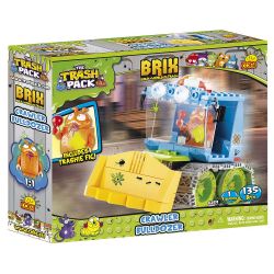 COBI 6259 non  MÁY ỦI BÁNH XÍCH bộ đồ chơi xếp lắp ráp ghép mô hình CRAWLER BULLDOZER 135 khối