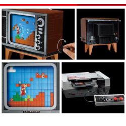 NOT  NINTENDO ENTERTAINMENT SYSTEM 71374 1995 71724 JOKER 71301 MouldKing 10013 Mould King 10013 xếp lắp ráp ghép mô hình HỆ THỐNG GIẢI TRÍ NINTENDO Super Mario Thợ Sửa Ống Nước 2646 khối