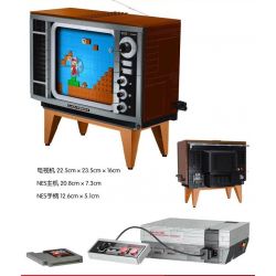 NOT  NINTENDO ENTERTAINMENT SYSTEM 71374 1995 71724 JOKER 71301 MouldKing 10013 Mould King 10013 xếp lắp ráp ghép mô hình HỆ THỐNG GIẢI TRÍ NINTENDO Super Mario Thợ Sửa Ống Nước 2646 khối