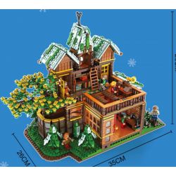 JUHANG 86002 non  APAC CỦA LONGBOW bộ đồ chơi xếp lắp ráp ghép mô hình Field Army THE TIME ROOM Chiến Trường 2466 khối