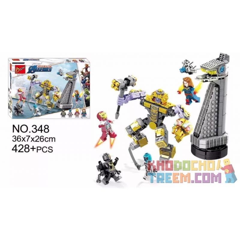 NOT Lego AVENGERS TOWER 40334 BOZHI 348 DOUDOU 2004 ELEPHANT JX60030 60030 SHENG YUAN/SY SY1368 1368 xếp lắp ráp ghép mô hình THÁP AVENGERS Marvel Super Heroes Siêu Anh Hùng Marvel 211 khối