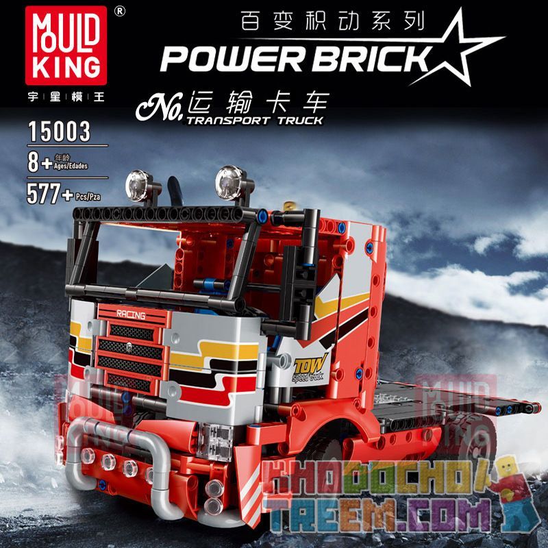 NOT  CAR TRANSPORTER 42098 MouldKing 15003 Mould King 15003 xếp lắp ráp ghép mô hình VẬN CHUYỂN Ô TÔ  Kỹ Thuật Công Nghệ Cao Mô Hình Phương Tiện 2493 khối