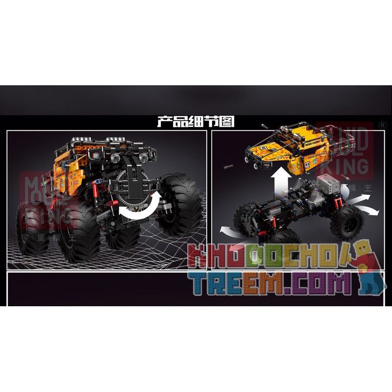 NOT  4X4 X-TREME OFF-ROADER 42099 MouldKing 18004 Mould King 18004 xếp lắp ráp ghép mô hình 4X4 X-TREME OFF-ROADER XE ĐỊA HÌNH RC ĐIỀU KHIỂN TỪ XA  Kỹ Thuật Công Nghệ Cao Mô Hình Phương Tiện 958 khối