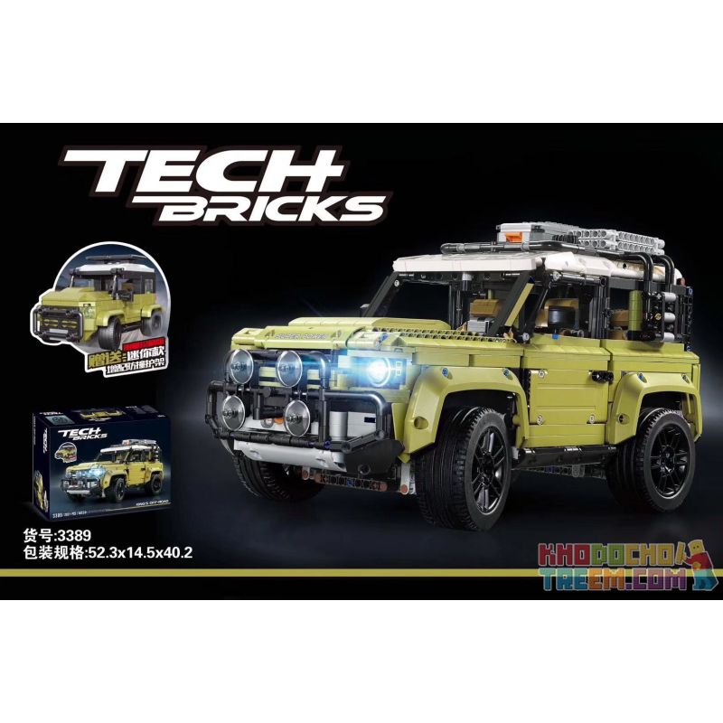 NOT  LAND ROVER DEFENDER 42110 KING/QUEEN 93018 93018B LARI 11450 LION KING 180113 MouldKing 13175 Mould King 13175 TA GAOLE T5034 5034 xếp lắp ráp ghép mô hình LAND ROVER DEFENDER HẬU VỆ  Kỹ Thuật Công Nghệ Cao Mô Hình Phương Tiện 2573 khối