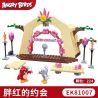 COGO 81007 non  NGÀY ĐỎ BÉO bộ đồ chơi xếp lắp ráp ghép mô hình The Angry Birds Movie Những Chú Chim Điên 224 khối