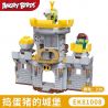 COGO 81008 non  LỪA HOẶC ĐIỀU TRỊ LÂU ĐÀI LỢN bộ đồ chơi xếp lắp ráp ghép mô hình The Angry Birds Movie Những Chú Chim Điên 239 khối