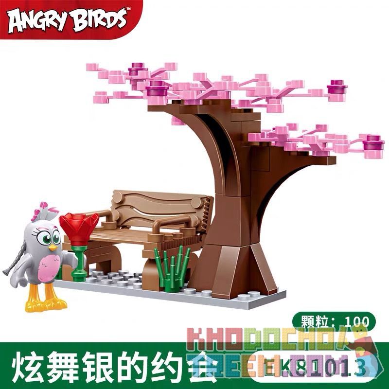 COGO 81013 non Lego HYUN NHẢY BẠC HẸN HÒ bộ đồ chơi xếp lắp ráp ghép mô hình The Angry Birds Movie Những Chú Chim Điên 55 khối