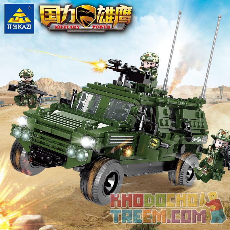 Kazi KY84070 84070 non Lego XE BỌC THÉP KY84070 bộ đồ chơi xếp lắp 