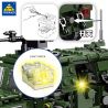 Kazi KY84070 84070 non  XE BỌC THÉP KY84070 bộ đồ chơi xếp lắp ráp ghép mô hình Military Power Sức Mạnh Quân Sự 446 khối