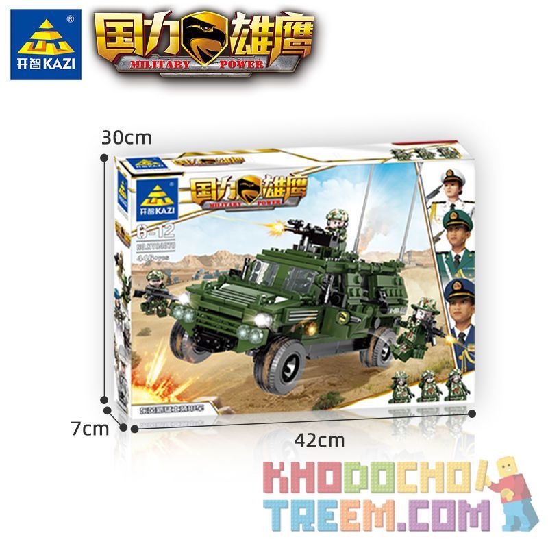 Kazi KY84070 84070 non Lego XE BỌC THÉP KY84070 bộ đồ chơi xếp lắp 