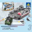 Kazi KY84084 84084 non Lego TÀU ĐỔ BỘ ĐỆM KHÍ LOẠI 726 bộ đồ chơi xếp lắp ráp ghép mô hình Military Power Sức Mạnh Quân Sự