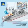 Kazi KY84085 84085 non  TÀU KHU TRỤC CÁP NHĨ TÂN bộ đồ chơi xếp lắp ráp ghép mô hình Military Power Sức Mạnh Quân Sự 348 khối