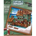 URGE 30102 non Lego THUYỀN TRƯỞNG bộ đồ chơi xếp lắp ráp ghép mô hình Town CAPTAIN\'S WHARF Thị Trấn 2745 khối