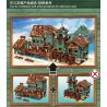 URGE 30102 non  THUYỀN TRƯỞNG bộ đồ chơi xếp lắp ráp ghép mô hình Town CAPTAIN'S WHARF Thị Trấn 2745 khối