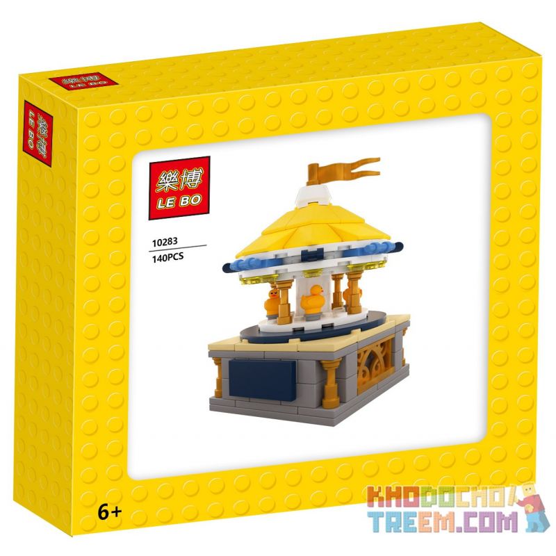 NOT Lego CAROUSEL 6512272 LEBO 10283 xếp lắp ráp ghép mô hình VỊT QUAY TROJAN. BĂNG CHUYỀN NGÀY THIẾU NHI Promotional Khuyến Mại 140 khối