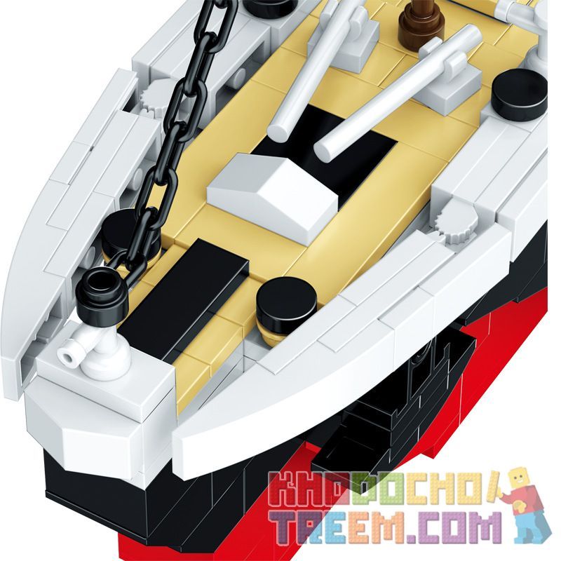 ZHEGAO QL0958 0958 non  TITANIC. bộ đồ chơi xếp lắp ráp ghép mô hình Creator Sáng Tạo 1202 khối