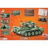 COBI 3014 non  SAO CHỔI A34 bộ đồ chơi xếp lắp ráp ghép mô hình Military Army A34 COMET Quân Sự Bộ Đội 530 khối