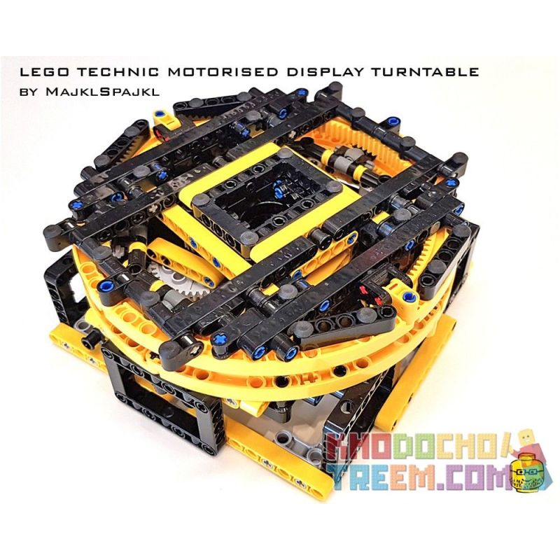 JS 1008611 REBRICKABLE MOC-22252 22252 MOC22252 non Lego XOAY MÀN HÌNH ĐỨNG bộ đồ chơi xếp lắp ráp ghép mô hình Technic LEGO TECHNIC MOTORISED DISPLAY TURNTABLE Kỹ Thuật Công Nghệ Cao Mô Hình Phương Tiện 541 khối