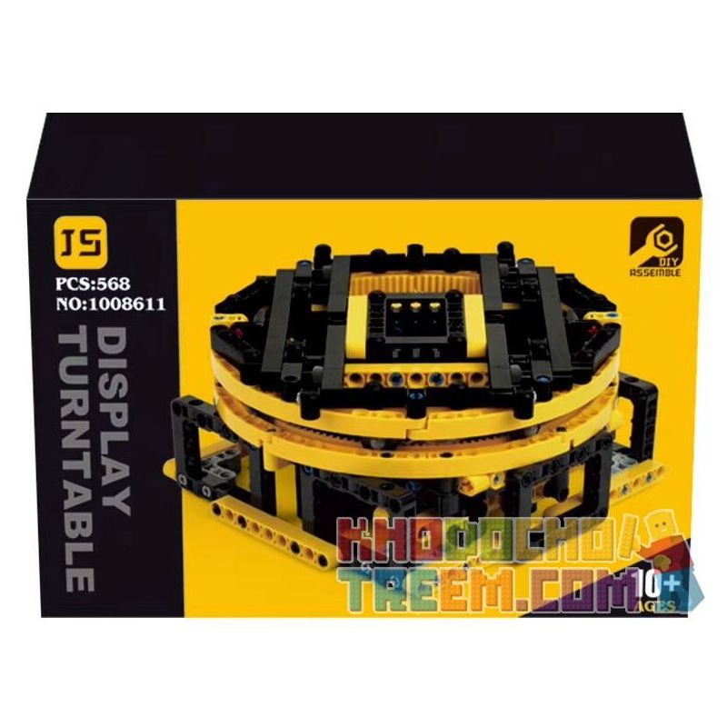 JS 1008611 REBRICKABLE MOC-22252 22252 MOC22252 non  XOAY MÀN HÌNH ĐỨNG bộ đồ chơi xếp lắp ráp ghép mô hình    MOTORISED DISPLAY TURNTABLE Kỹ Thuật Công Nghệ Cao Mô Hình Phương Tiện 541 khối