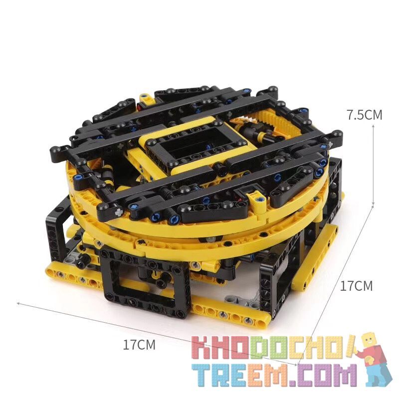 JS 1008611 REBRICKABLE MOC-22252 22252 MOC22252 non  XOAY MÀN HÌNH ĐỨNG bộ đồ chơi xếp lắp ráp ghép mô hình    MOTORISED DISPLAY TURNTABLE Kỹ Thuật Công Nghệ Cao Mô Hình Phương Tiện 541 khối