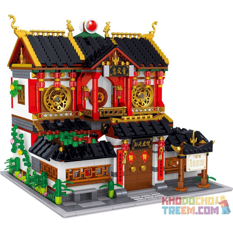 ZHEGAO QL0976 0976 non  SẢNH VÕ THUẬT CỦA SUN'S ZHONGYI HALL bộ đồ chơi xếp lắp ráp ghép mô hình Modular Buildings CHINESE STREET-VIEW Mô Hình Nhà Cửa 2519 khối ZHEGAO QL0976 0976 non  SẢNH VÕ THUẬT CỦA SUN'S ZHONGYI HALL bộ đồ chơi xếp lắp ráp ghép mô hình Modular Buildings CHINESE STREET-VIEW Mô Hình Nhà Cửa 2519 khối