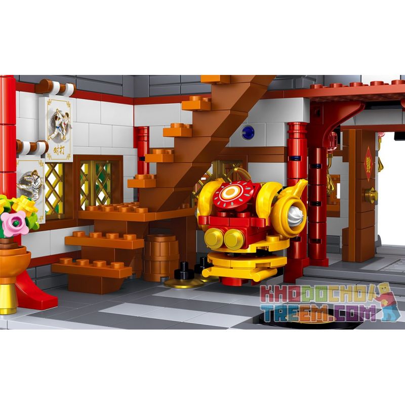 ZHEGAO QL0976 0976 non  SẢNH VÕ THUẬT CỦA SUN'S ZHONGYI HALL bộ đồ chơi xếp lắp ráp ghép mô hình Modular Buildings CHINESE STREET-VIEW Mô Hình Nhà Cửa 2519 khối ZHEGAO QL0976 0976 non  SẢNH VÕ THUẬT CỦA SUN'S ZHONGYI HALL bộ đồ chơi xếp lắp ráp ghép mô hình Modular Buildings CHINESE STREET-VIEW Mô Hình Nhà Cửa 2519 khối