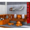 ZHEGAO QL0976 0976 non  SẢNH VÕ THUẬT CỦA SUN'S ZHONGYI HALL bộ đồ chơi xếp lắp ráp ghép mô hình Modular Buildings CHINESE STREET-VIEW Mô Hình Nhà Cửa 2519 khối