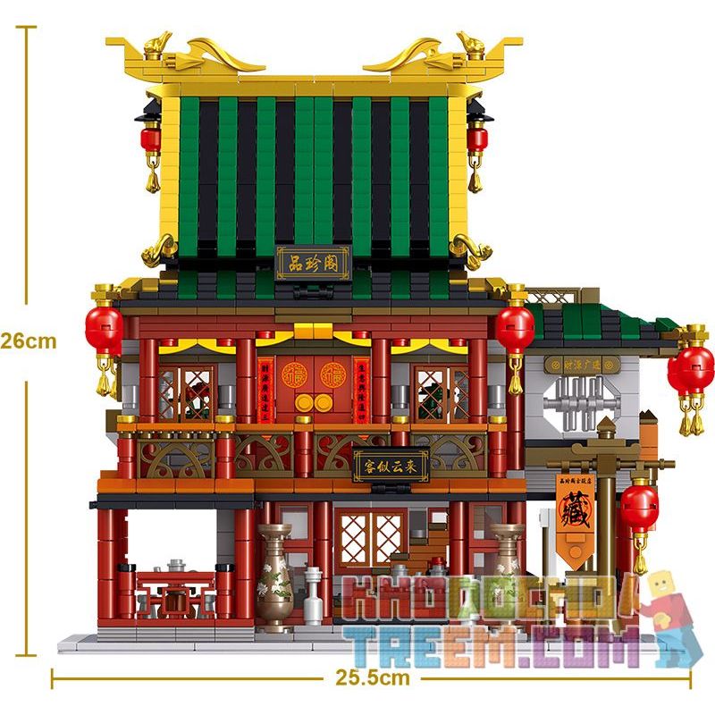 ZHEGAO QL0978 0978 non  TÒA ÁN PIN ZHEN bộ đồ chơi xếp lắp ráp ghép mô hình Modular Buildings CHINESE STREET-VIEW Mô Hình Nhà Cửa 2552 khối ZHEGAO QL0978 0978 non  TÒA ÁN PIN ZHEN bộ đồ chơi xếp lắp ráp ghép mô hình Modular Buildings CHINESE STREET-VIEW Mô Hình Nhà Cửa 2552 khối