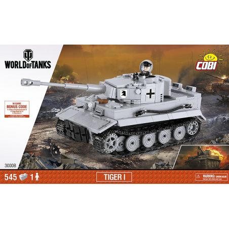 COBI 3000B non  PHONG CÁCH HỔ bộ đồ chơi xếp lắp ráp ghép mô hình Military Army TIGER Quân Sự Bộ Đội 545 khối