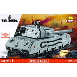 COBI 3032 non  ÁO TƯỜNG bộ đồ chơi xếp lắp ráp ghép mô hình Military Army MAUERBRECHER Quân Sự Bộ Đội 875 khối