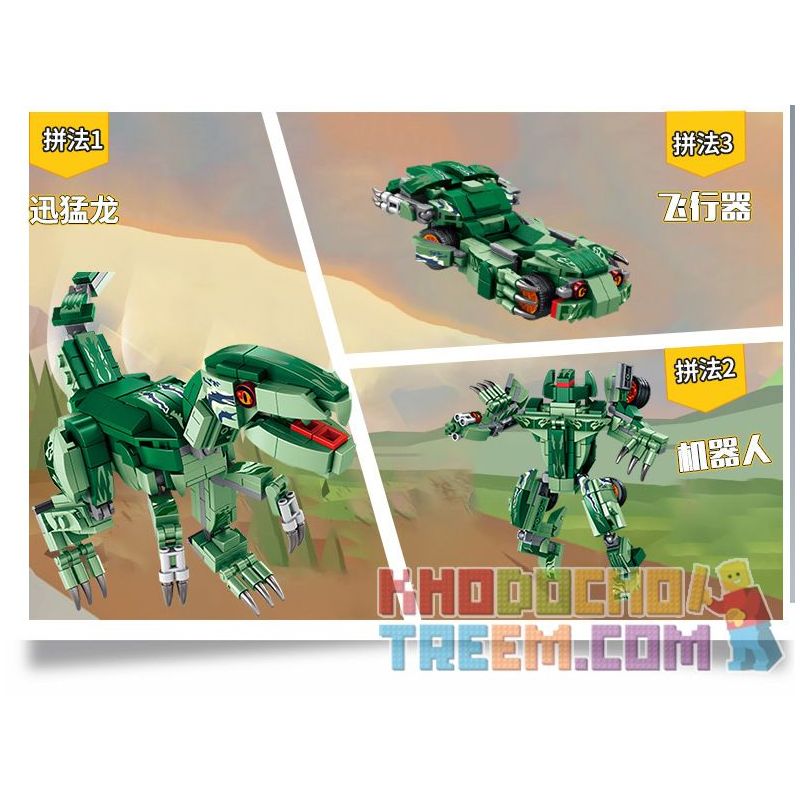 PanlosBrick 612001A 612001B 612001C 612001D Panlos Brick 612001A 612001B 612001C 612001D non  RỒNG CÁNH RAPTOR OVERLON TAM GIÁC bộ đồ chơi xếp lắp ráp ghép mô hình Jurassic World DINOSAURIA PTEROSAUR、VELOCIRAPTOR、TYRANNOSAURUS、TRICERATOPS Thế Giới Khủng Long 979 khối