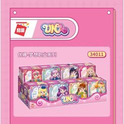 Enlighten 34011 Qman 34011 non  TỦ QUẦN ÁO ĐA DẠNG 8 KIỂU TIẾP VIÊN HÀNG KHÔNG BÁC SĨ CHĂM SÓC NHIẾP ẢNH GIA SỨC SỐNG HỌA MA THUẬT NHÀ TẠO MẪU CA THẦN TƯỢNG THỢ LÀM BÁNH TRÁNG MIỆNG NEO PHỔ BIẾN bộ đồ chơi xếp lắp ráp ghép mô hình  UNA Các Bạn Gái