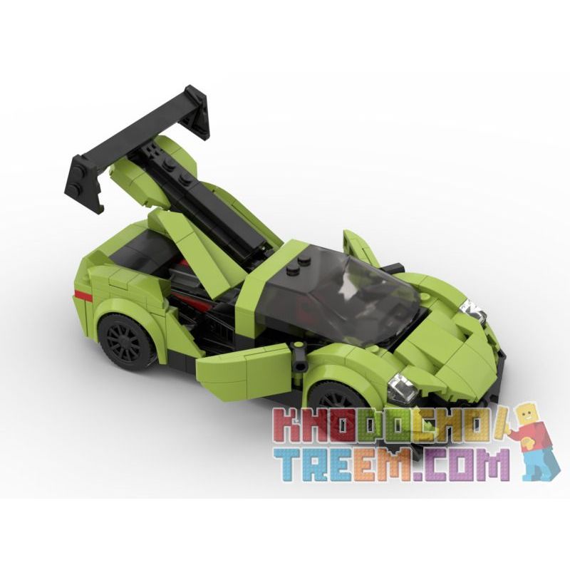 ACHKO 50013 CHAOBAO RENREN 7023 REBRICKABLE MOC-40655 40655 MOC40655 non  LAMBORGHINI ĐỘC bộ đồ chơi xếp lắp ráp ghép mô hình Speed Champions Racing Cars FAST&CAR LAMBORGHINI POISON Đua Xe Công Thức 288 khối