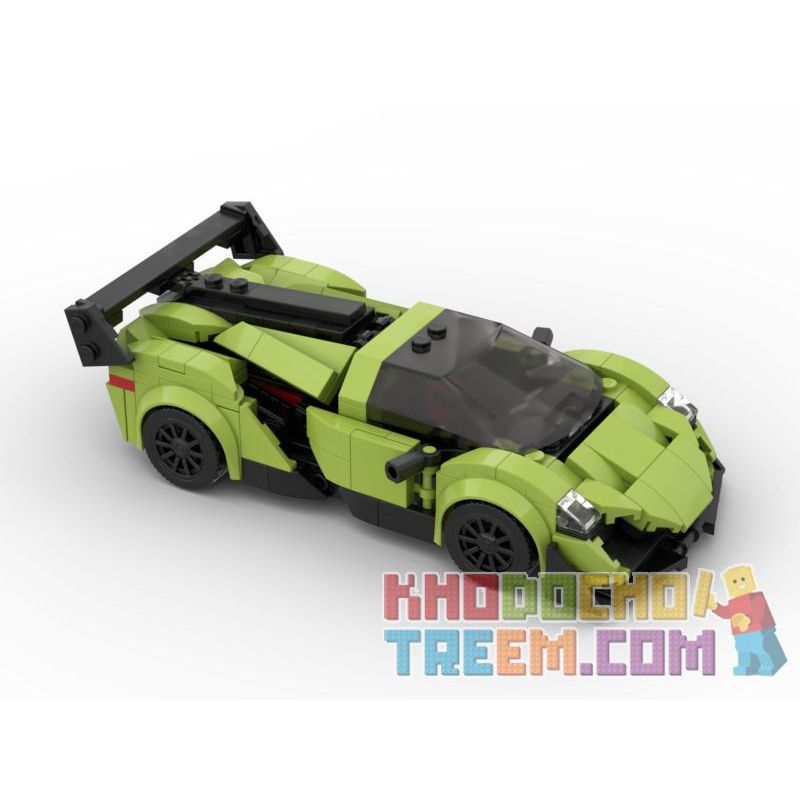 ACHKO 50013 CHAOBAO RENREN 7023 REBRICKABLE MOC-40655 40655 MOC40655 non  LAMBORGHINI ĐỘC bộ đồ chơi xếp lắp ráp ghép mô hình Speed Champions Racing Cars FAST&CAR LAMBORGHINI POISON Đua Xe Công Thức 288 khối
