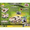 COBI 2339 non  KIỂU 82 XE THÙNG-QUÂN ĐOÀN CHÂU PHI bộ đồ chơi xếp lắp ráp ghép mô hình Military Army VW TYP 82 KÜBELWAGEN - AFRICA CORPS Quân Sự Bộ Đội 180 khối