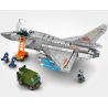 SEMBO 202126 non  MÁY BAY CHIẾN ĐẤU J-10B CỦA TRUNG QUỐC bộ đồ chơi xếp lắp ráp ghép mô hình Military Army J-10B FIGHTER AIRCRAFT Quân Sự Bộ Đội 820 khối
