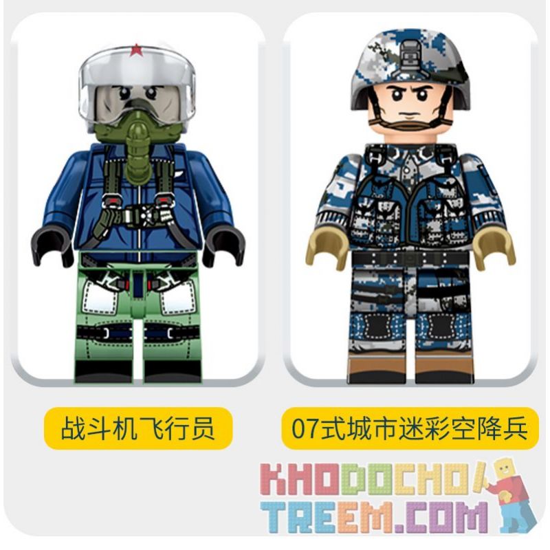 SEMBO 202126 non  MÁY BAY CHIẾN ĐẤU J-10B CỦA TRUNG QUỐC bộ đồ chơi xếp lắp ráp ghép mô hình Military Army J-10B FIGHTER AIRCRAFT Quân Sự Bộ Đội 820 khối