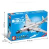 SEMBO 202135 non  MÁY BAY NÉM BOM TẦM TRUNG VÀ XA H-6K CỦA QUỐC bộ đồ chơi xếp lắp ráp ghép mô hình Military Army H-6K BOMBER AIRCRAFT Quân Sự Bộ Đội 2135 khối