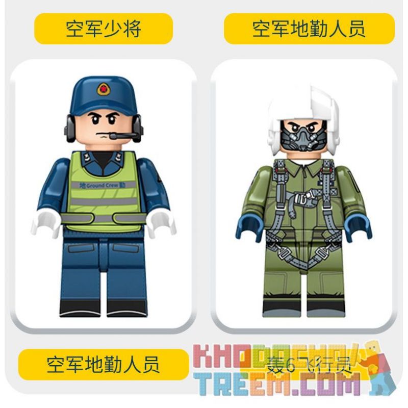 SEMBO 202135 non  MÁY BAY NÉM BOM TẦM TRUNG VÀ XA H-6K CỦA QUỐC bộ đồ chơi xếp lắp ráp ghép mô hình Military Army H-6K BOMBER AIRCRAFT Quân Sự Bộ Đội 2135 khối