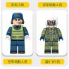 SEMBO 202135 non  MÁY BAY NÉM BOM TẦM TRUNG VÀ XA H-6K CỦA QUỐC bộ đồ chơi xếp lắp ráp ghép mô hình Military Army H-6K BOMBER AIRCRAFT Quân Sự Bộ Đội 2135 khối