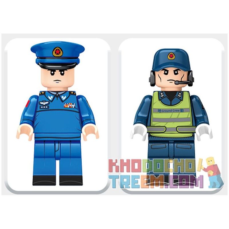 SEMBO 202135 non  MÁY BAY NÉM BOM TẦM TRUNG VÀ XA H-6K CỦA QUỐC bộ đồ chơi xếp lắp ráp ghép mô hình Military Army H-6K BOMBER AIRCRAFT Quân Sự Bộ Đội 2135 khối