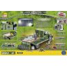 COBI 2455 2455A non  XE TẢI MERCEDES-BENZ L3000 4X2 3.1 TẤN bộ đồ chơi xếp lắp ráp ghép mô hình Military Army MB L3000 4X2 3.1 TON TRUCK Quân Sự Bộ Đội 350 khối