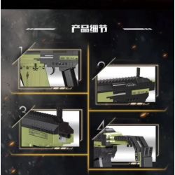 SHENZHEN RAEL ENTERTAINMENT 70005 non  KRISS VECTOR. bộ đồ chơi xếp lắp ráp ghép mô hình Military Army Quân Sự Bộ Đội 319 khối