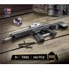 SHENZHEN RAEL ENTERTAINMENT 70002 non  SÚNG TRƯỜNG TẤN CÔNG M416 bộ đồ chơi xếp lắp ráp ghép mô hình Military Army Quân Sự Bộ Đội 342 khối
