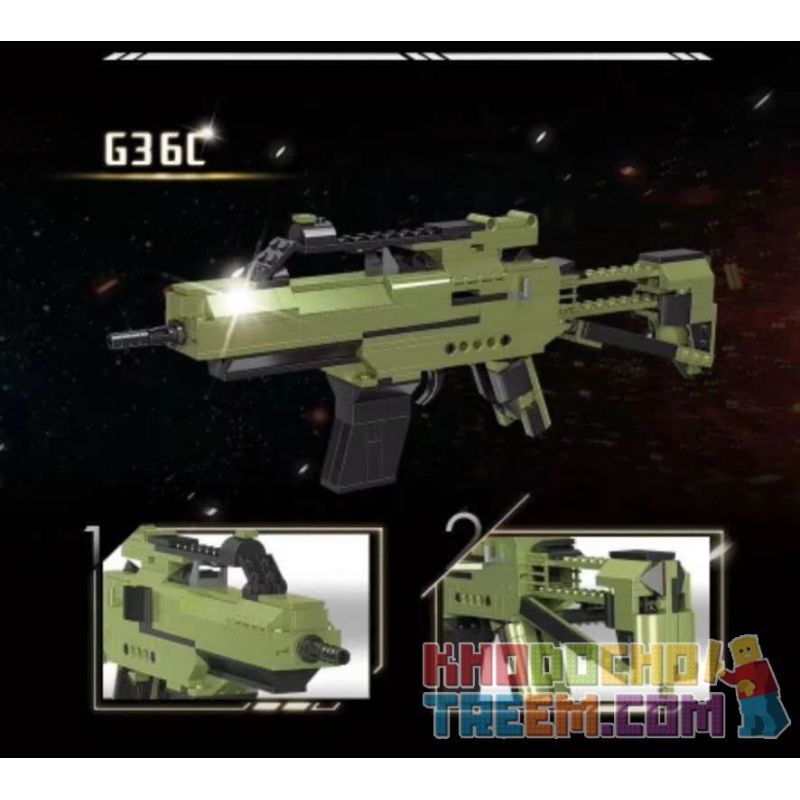 SHENZHEN RAEL ENTERTAINMENT 70006 non  DESERT EAGLE SÚNG TRƯỜNG TẤN CÔNG SCAR-L G36C bộ đồ chơi xếp lắp ráp ghép mô hình Gun DESERT EAGLE、SCAR-L、G36C 226 khối