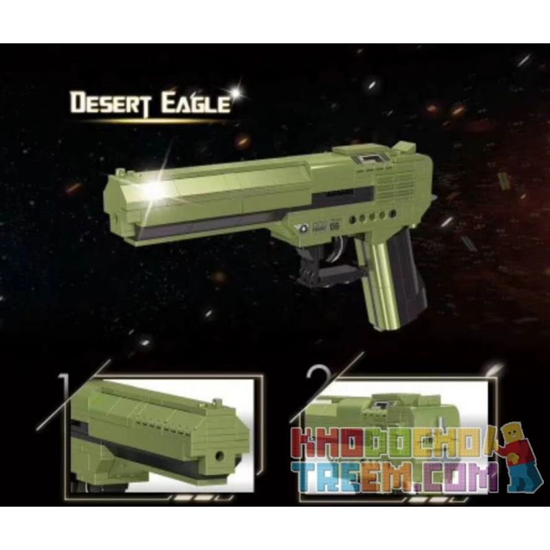 SHENZHEN RAEL ENTERTAINMENT 70006 non  DESERT EAGLE SÚNG TRƯỜNG TẤN CÔNG SCAR-L G36C bộ đồ chơi xếp lắp ráp ghép mô hình Gun DESERT EAGLE、SCAR-L、G36C 226 khối
