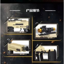 SHENZHEN RAEL ENTERTAINMENT 70003 non  SÚNG TRƯỜNG CHIẾN ĐẤU NÂNG CAO MK14 bộ đồ chơi xếp lắp ráp ghép mô hình Military Army Quân Sự Bộ Đội 400 khối